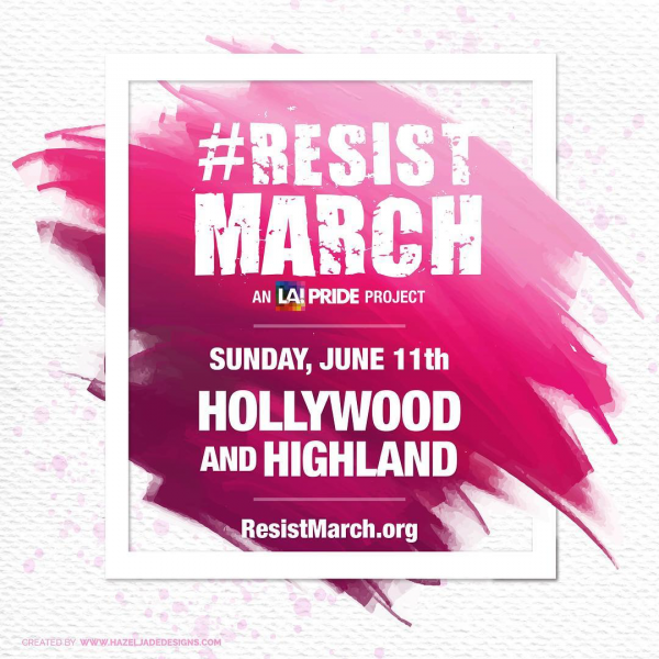 Ad for 2017 LA Pride March